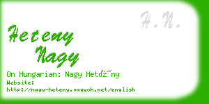 heteny nagy business card